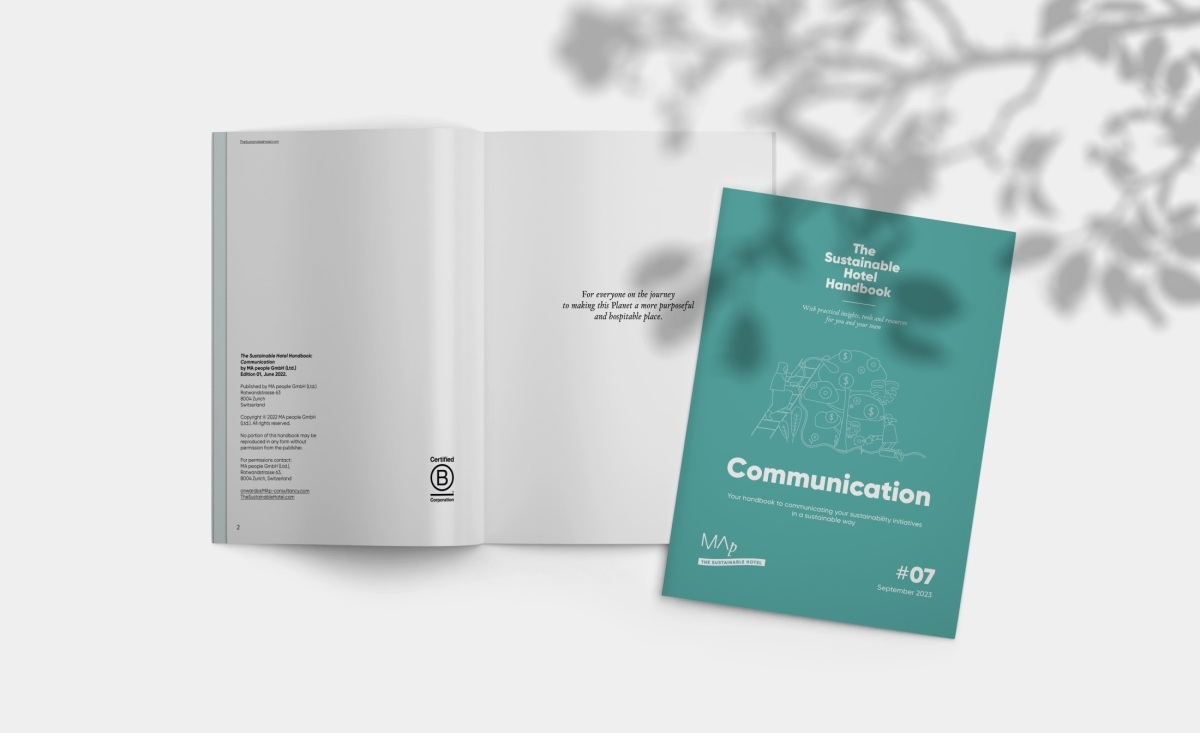 MAp Boutique Consultancy The Sustainable Hotel Handbook Communication