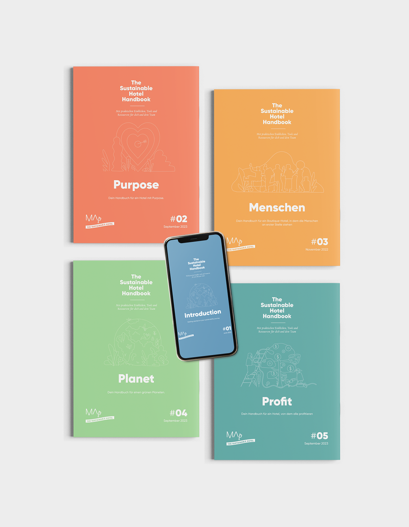 Mach dein Hotel zu MAp Boutique Consultancy - Der Nachhaltigkeits-Shop für Hotels - Die Nachhaltigkeits-Kollektion für Hotels nachhaltigen Hotel.
