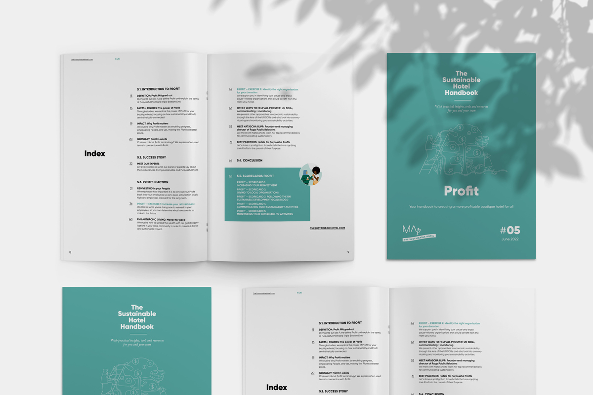 MAp Boutique Consultancy, The Sustainable Hotel, Profit - Economic Sustainability for hotels