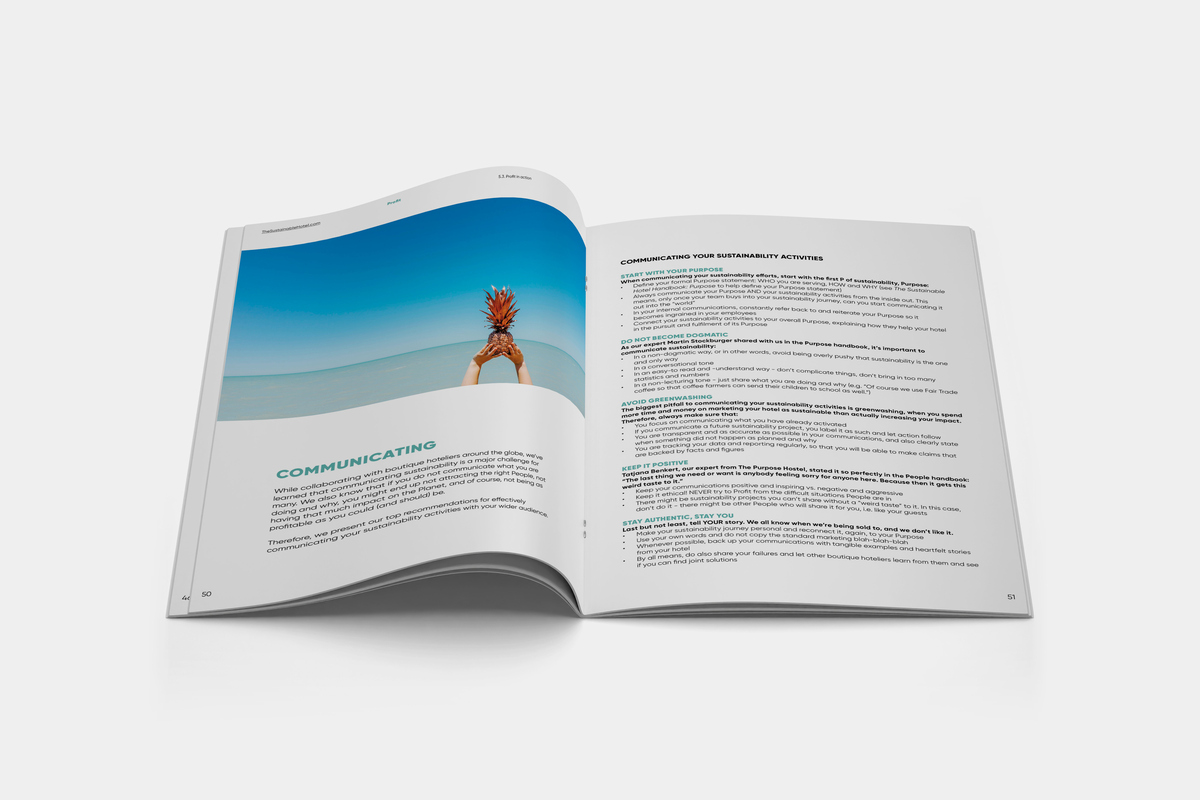 MAp Boutique Consultancy, The Sustainable Hotel, Profit - Economic Sustainability for hotels